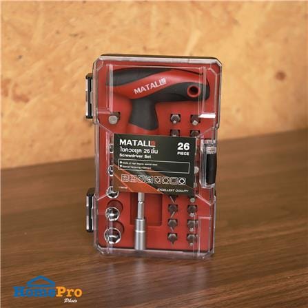 SCREWDRIVER SET MATALL 582126 26PCS