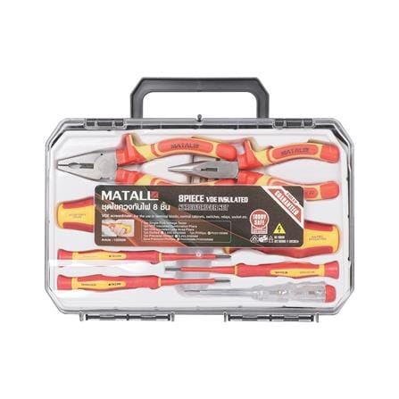 INSULATED SCREWDRIVER SET MATALL VDE547608 8IN