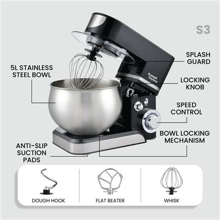 RUSSELL TAYLORS STAND MIXER S3 1300W 5L 6SPEED