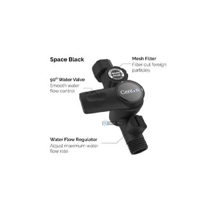 CENTON SHOWER HEATER AC PUMP WITH HAND SHOWER SR711EP BLACK