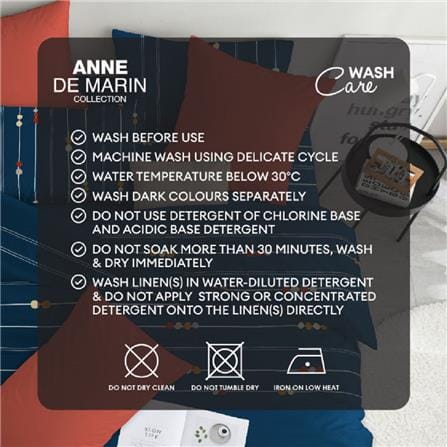 NOVELLE ANNE DE MARIN COMFORTER SET SUPER SINGLE