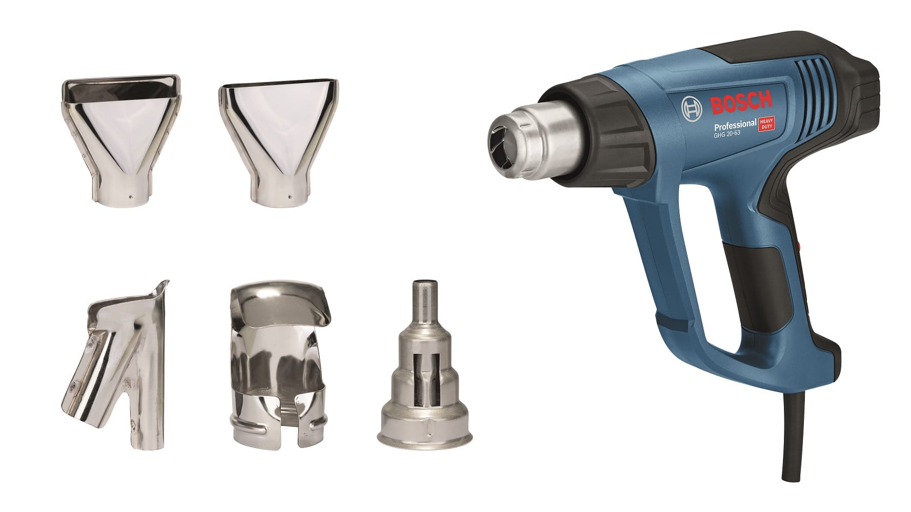 BOSCH HEAT GUN GHG 20-63 (KIT) 2000W 06012A62L0