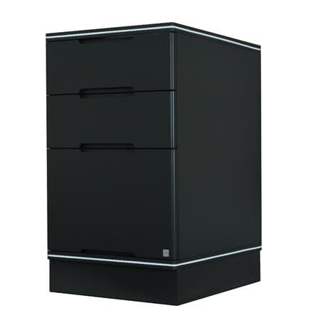 KING ROCKA PLATINUM DRAWER CABINET 45(W)X58(D)X83(H)CM GREY