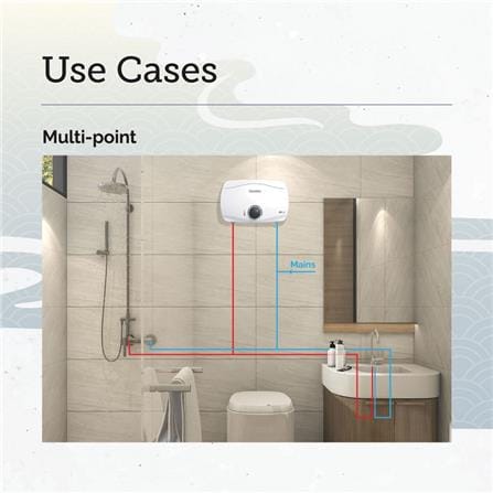 CENTON MULTI POINT WATER HEATER FORZA SERIES FR255E 7.0KW