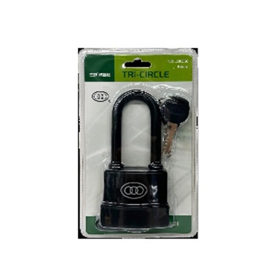 TRI-CIRCLE LONG SHACKLE PLASTIC (ABS) 63MM