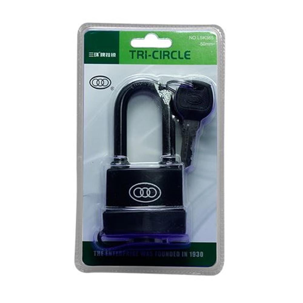 TRI-CIRCLE LONG SHACKLE PLASTIC (ABS) 38MM