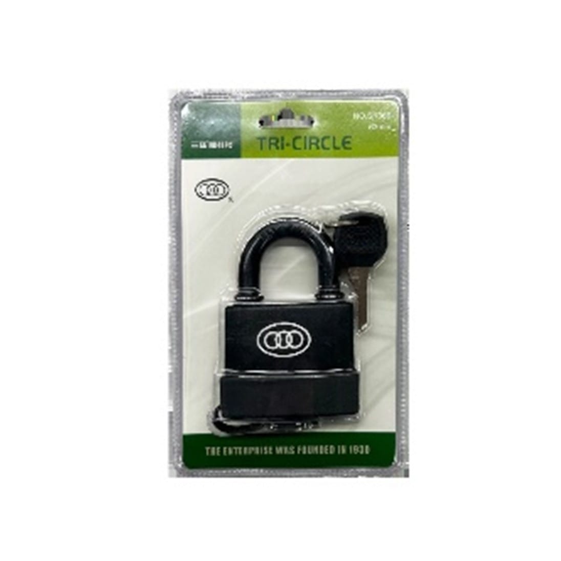 TRI-CIRCLE  ABS COVERED WATERPROOF PADLOCK  63MM