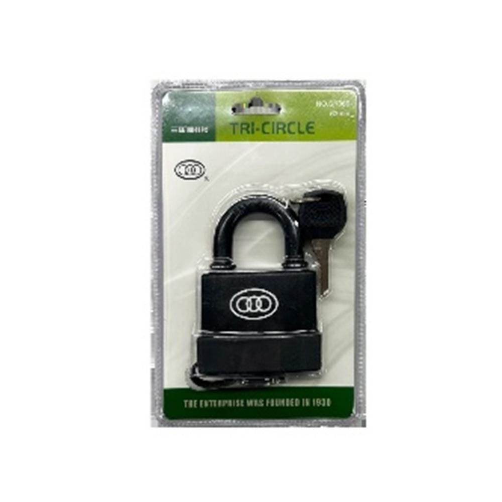 TRI-CIRCLE  ABS COVERED WATERPROOF PADLOCK  63MM
