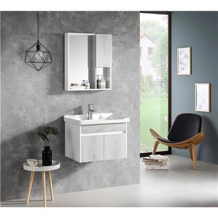 AKRON PVC COUNTER WASHBASIN 5in1 60CM 6624A-60 GREY