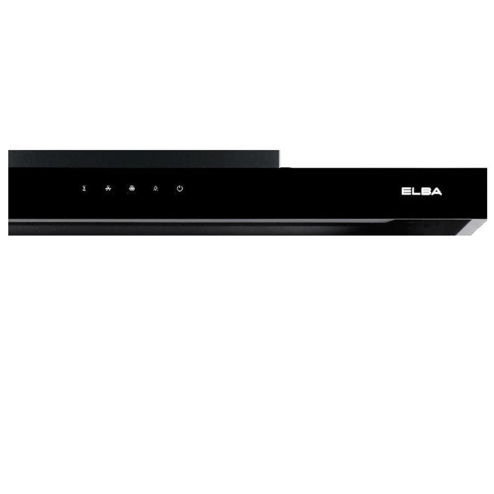 ELBA DESIGNER HOOD MONZA EH-Q9327ST(BK) L SHAPE BLACK 90CM 2000M3/H