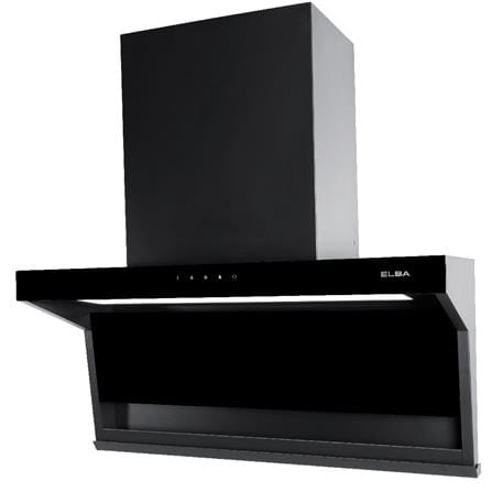 ELBA DESIGNER HOOD MONZA EH-Q9327ST(BK) L SHAPE BLACK 90CM 2000M3/H