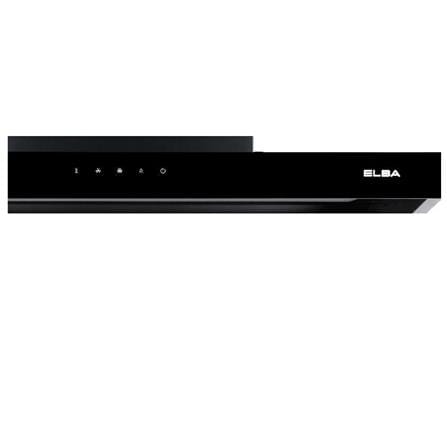 ELBA DESIGNER HOOD MONZA EH-Q9327ST(BK) L SHAPE BLACK 90CM 2000M3/H
