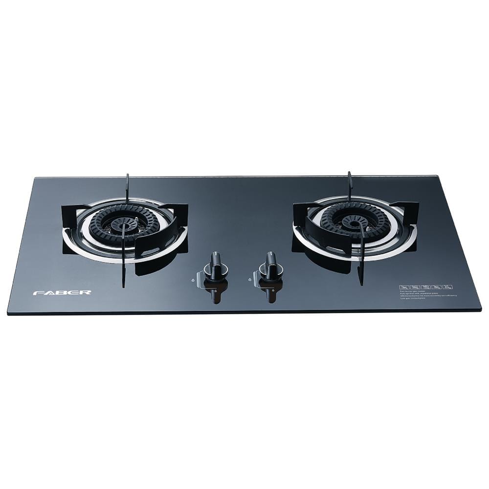 FABER GAS HOB LAVIN 2B 76BK 2 BURNERS 3.6KW 75CM