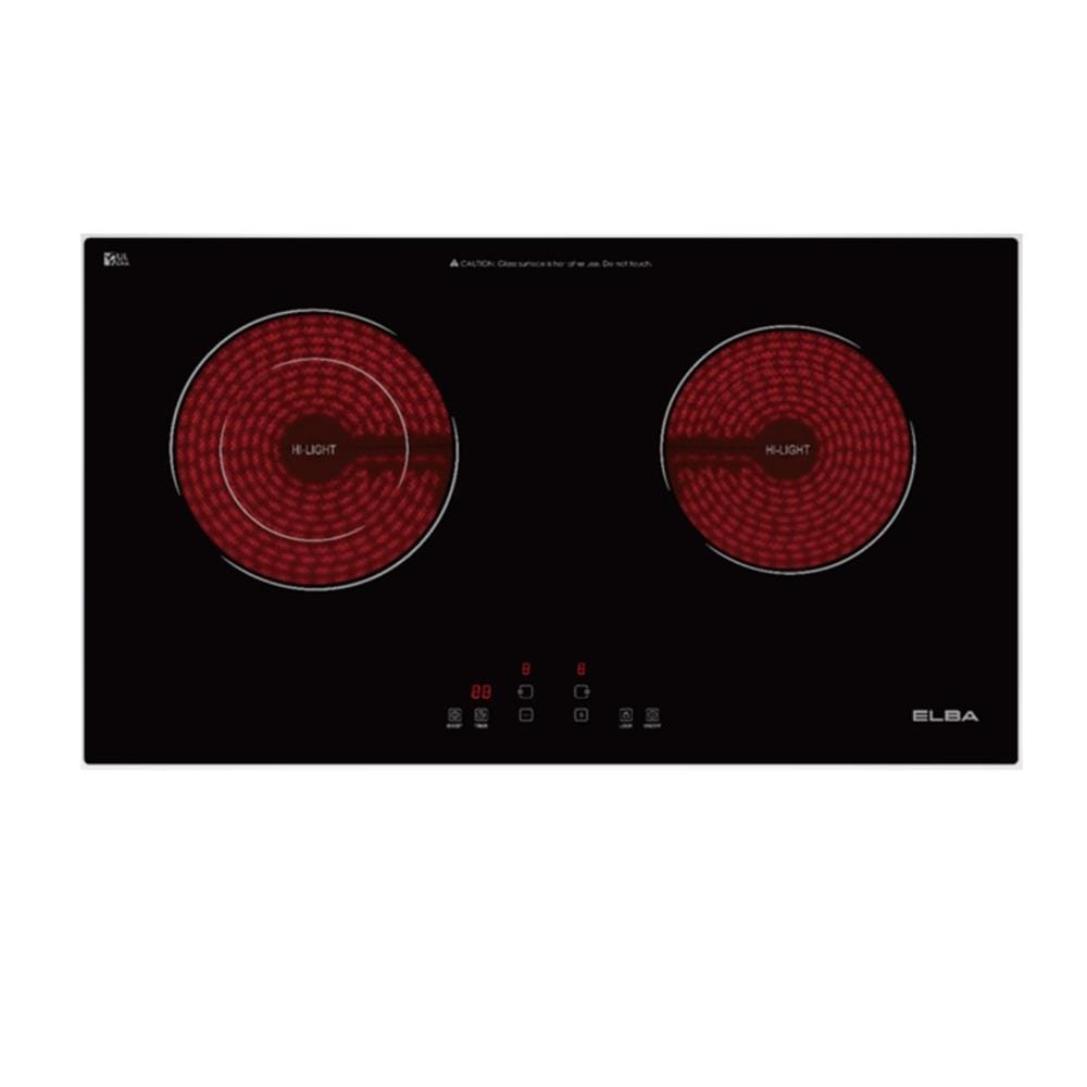 ELBA CERAMIC HOB ECH-Q7032ST(BK) 2BURNER 71CM