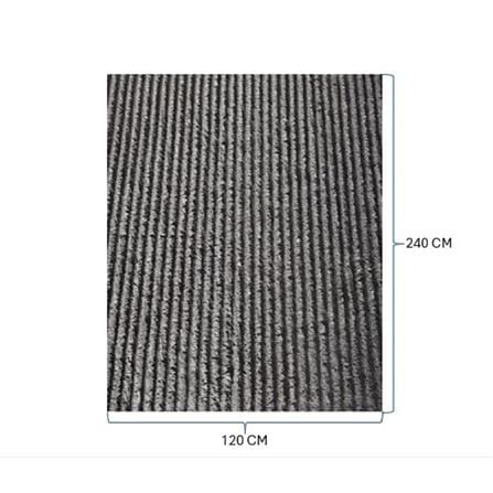 ECOCLASS ROUND LINE STONE 280X58CM 043-DARK GREY