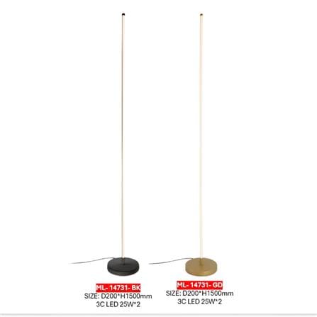 BO FLOOR LAMP LED ML-14731 25WATT 3COLOUR GOLD