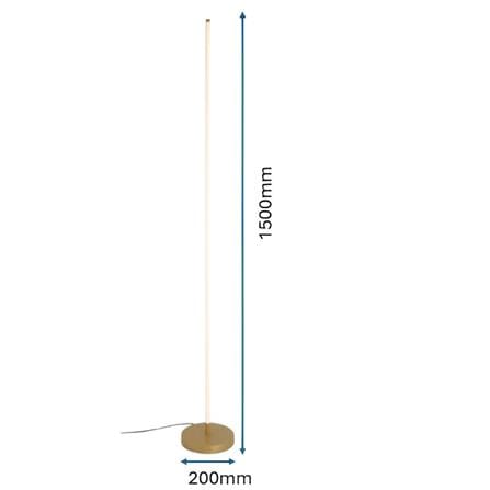 BO FLOOR LAMP LED ML-14731 25WATT 3COLOUR GOLD