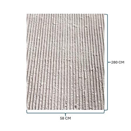 ECOCLASS SQUARE LINE STONE 280CM X 58CM 052-SQ BEIGE