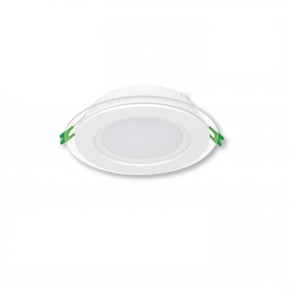 YETPLUS RECESSED DOWNLIGHT LED 5012 18W GLASS DAYLIGHT (6500K) ROUND 6"