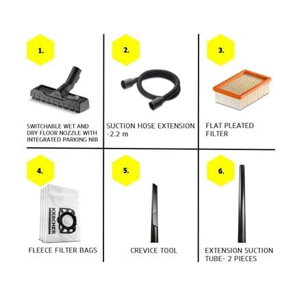KARCHER VACUUM CLEANER WD5SV 1100w/25L