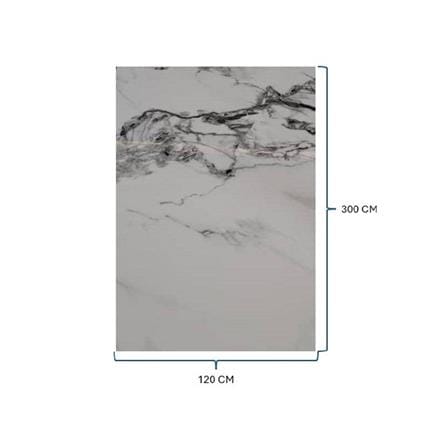 ECOCLASS PET MARBLE SHEET 300X120CM WBC-58 GREY