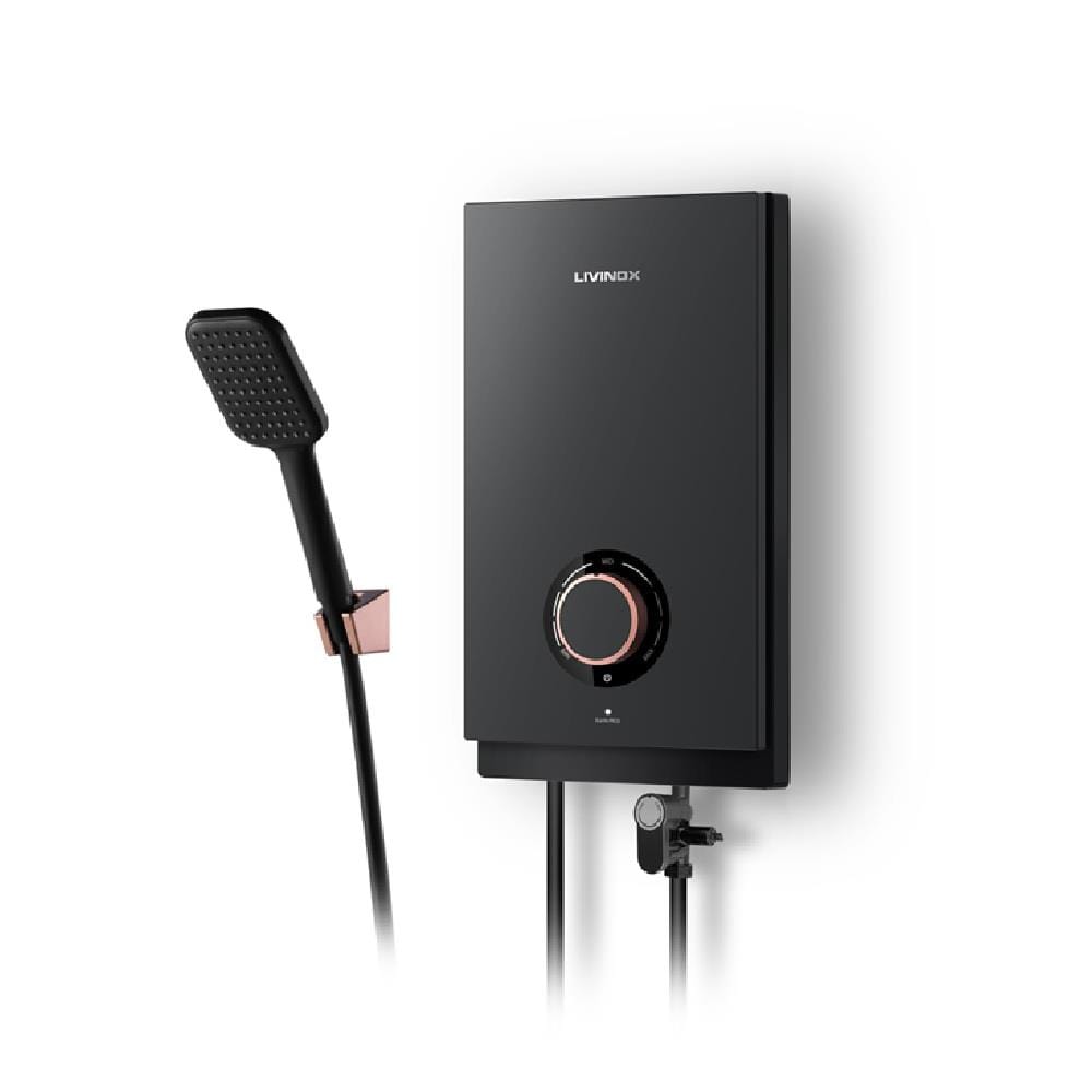LIVINOX SHOWER HEATER NON PUMP WITH HAND SHOWER LWH-TS-E-MB MATT BLACK