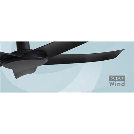 ALPHA CEILING FAN ALKOVA PAZION G2-5B 46" 5 BLADES MATTE BLACK