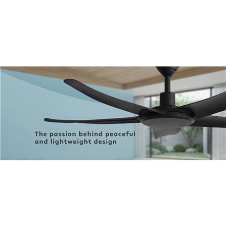 ALPHA CEILING FAN ALKOVA PAZION G2-5B 46" 5 BLADES MATTE BLACK