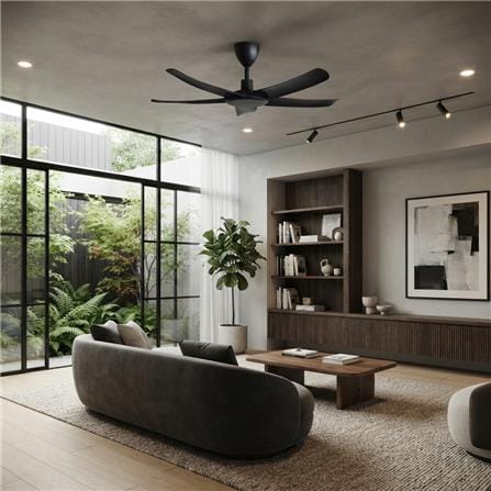 ALPHA CEILING FAN ALKOVA PAZION G2-5B 46" 5 BLADES MATTE BLACK