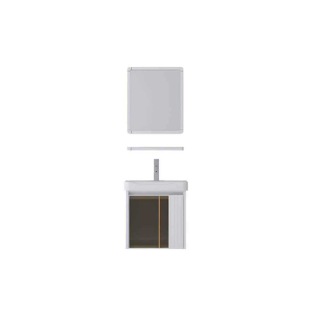 CABANA 6IN1 COUNTER WASHBASIN CBFAL5577 WHITE GOLD
