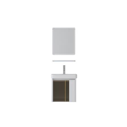 CABANA 6IN1 COUNTER WASHBASIN CBFAL5577 WHITE GOLD