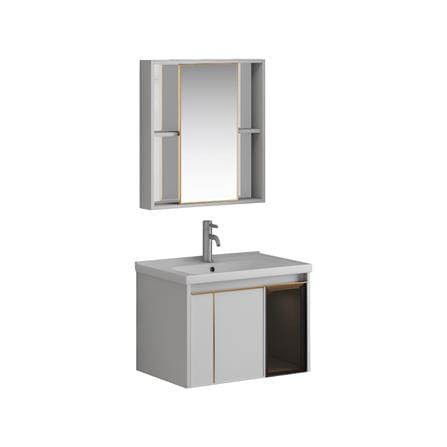 CABANA 4-in-1 COUNTER WASHBASIN CBFAL66628 WHITE GOLD