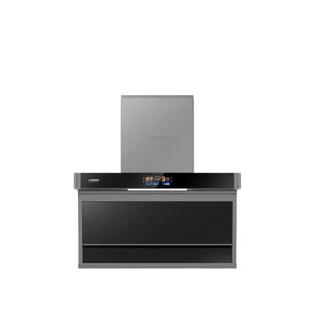 LIVINOX CHIMNEY HOOD LCH-COPPERDC-GM-90 90CM GUN METAL 2150M3/H