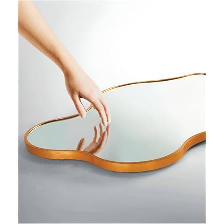 GLOREX LED CLOUD SHAPED MIRROR GLCCD7090A/G-LED 70X90CM GOLD