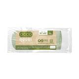GARBAGE ROLL ACCO 30X40" 14PCS CIRCULAR PRODUCT GREEN WITH STAR SEALED BOTTOM