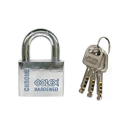 COLEX HARDENED STEEL SINGLE PADLOCK ZA401 40MM
