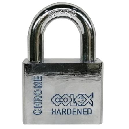 COLEX HARDENED STEEL SINGLE PADLOCK ZA401 40MM