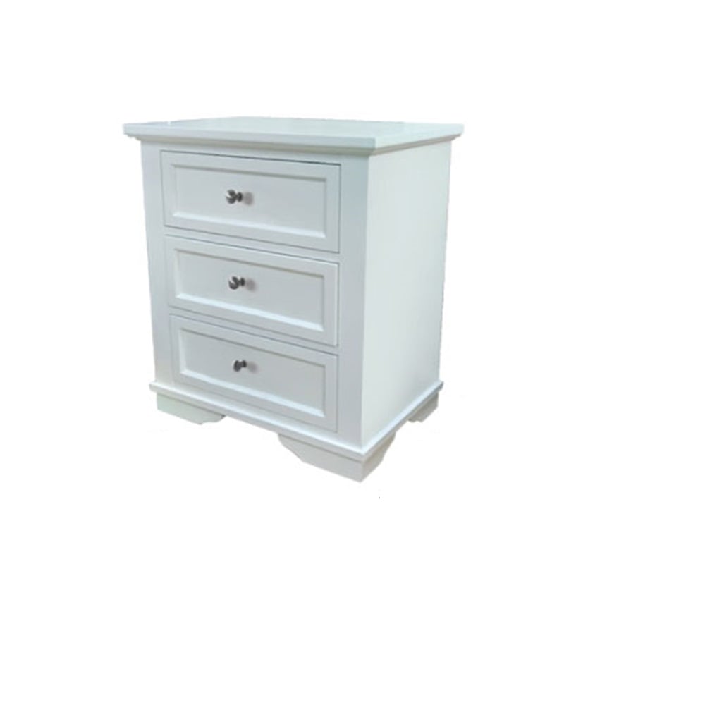 SNOOZELAND CORNWALL BEDSIDE TABLE WHITE