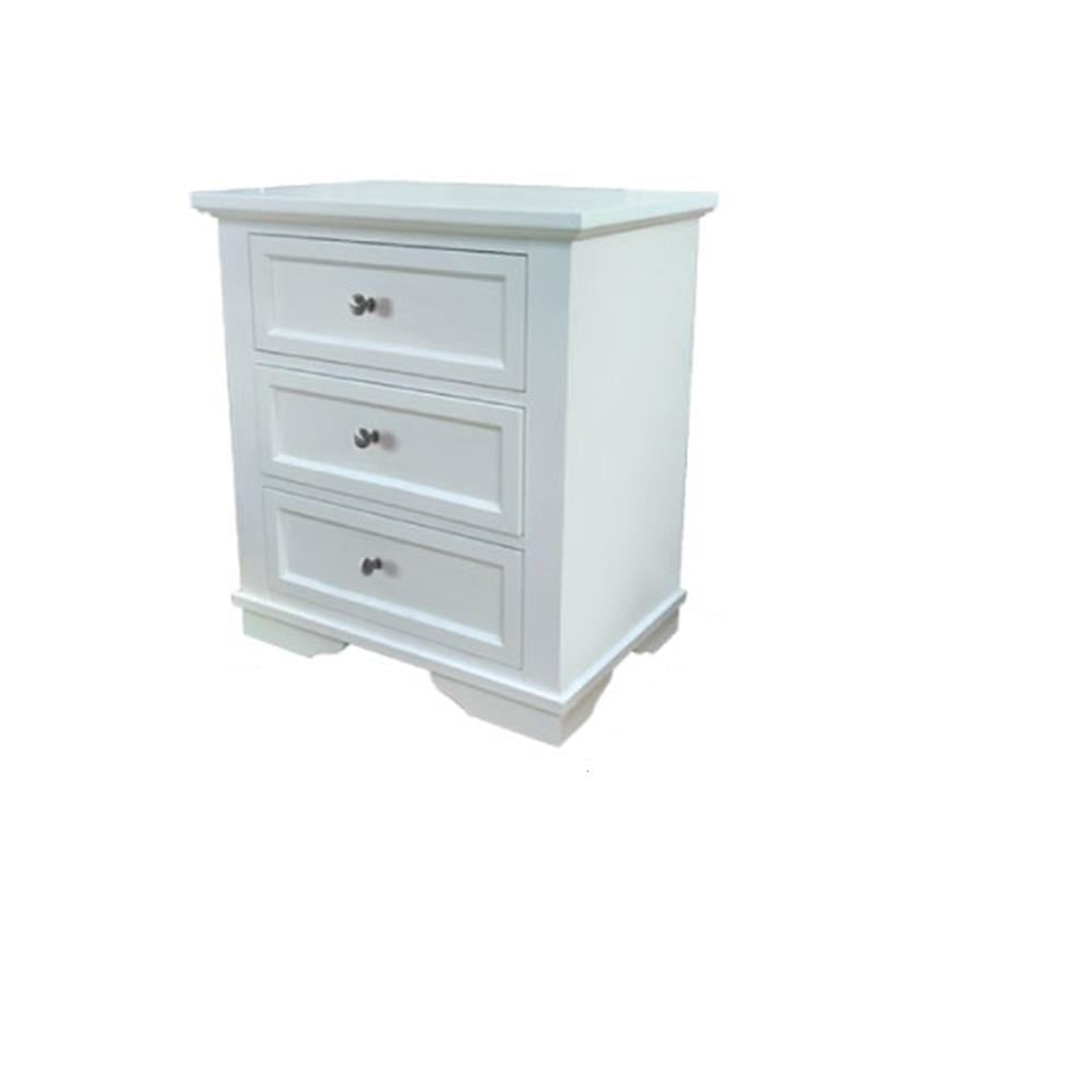 SNOOZELAND CORNWALL BEDSIDE TABLE WHITE