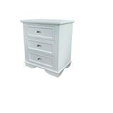 SNOOZELAND CORNWALL BEDSIDE TABLE WHITE