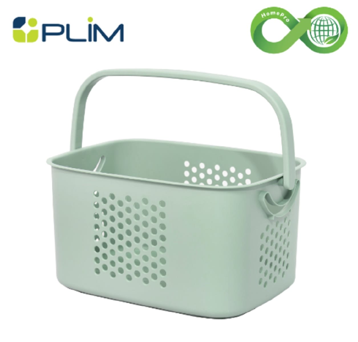 CLOTH BASKET PLIM CIRCULAR PRODUCT GREEN 1026 M SIZE 40.5X29.7X20CM