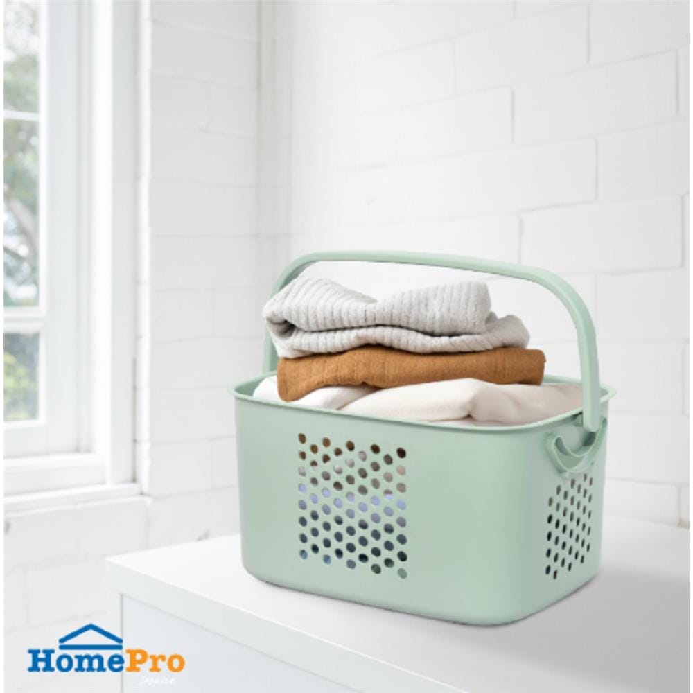 CLOTH BASKET PLIM CIRCULAR PRODUCT GREEN 1026 M SIZE 40.5X29.7X20CM