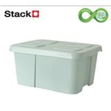 STORAGE BOX STACKO 52L CIRCULAR PRODUCT GREEN 45.5X59X30.5CM