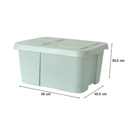 STORAGE BOX STACKO 52L CIRCULAR PRODUCT GREEN 45.5X59X30.5CM