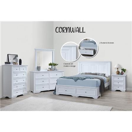SNOOZELAND CORNWALL CHEST DRAWER WHITE