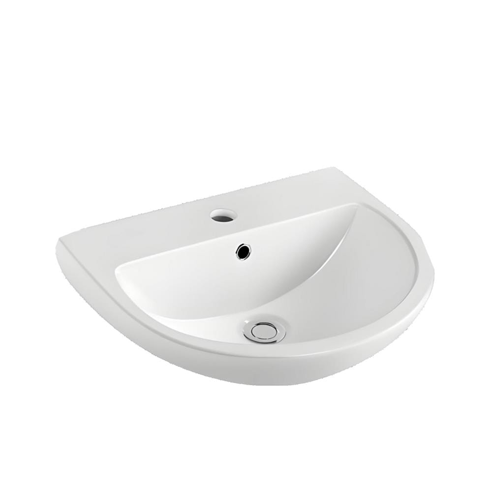 AKRON WALL HUNG WASHBASIN WLWH-915 WHITE