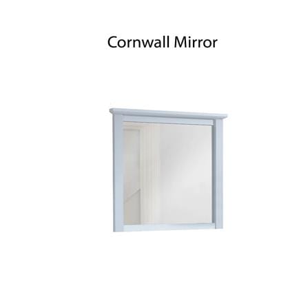 SNOOZELAND CORNWALL MIRROR WHITE