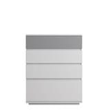 CHEST OF 4 DRAWERS FURDINI MEDIS HIGLOSS GREY [EXCLUSIVE FROM HOMEPRO THAILAND]