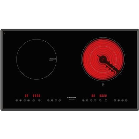 LIVINOX CERAMIC+INDUCTION HOB LEH-5118ICS 2200WATT 73CM