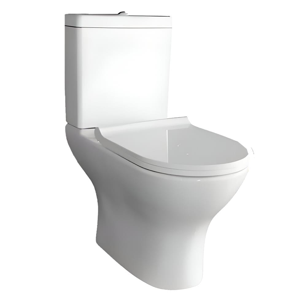 AKRON 2P TOILET WCC-29002-M 6/3L RIMLESS WHITE